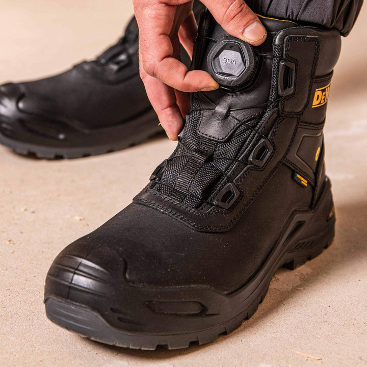 DeWalt Lander Black Safety Boots Black 4 #colour_black