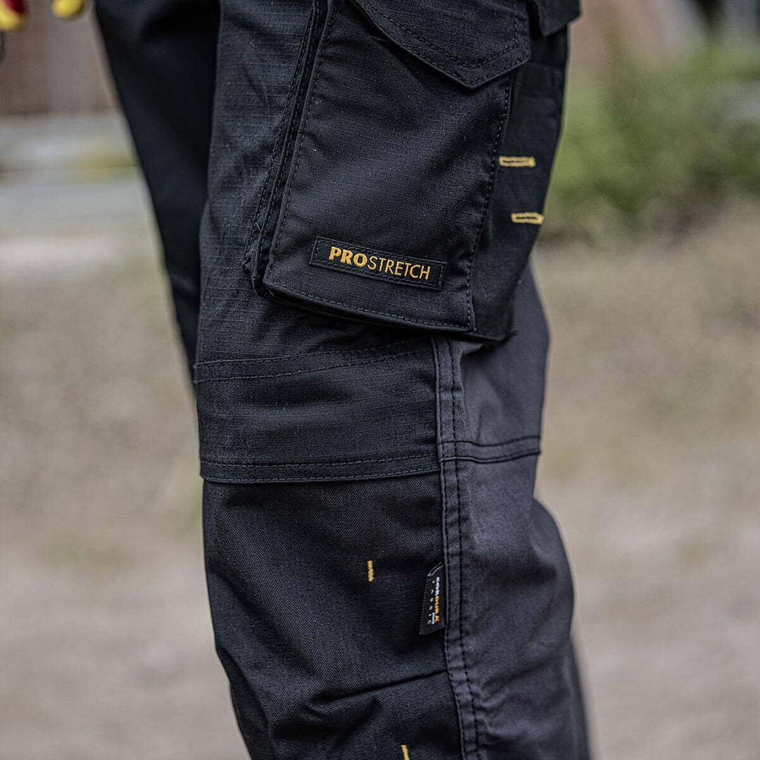 DeWalt Memphis Slim Fit Stretch Trousers Grey Model 2 