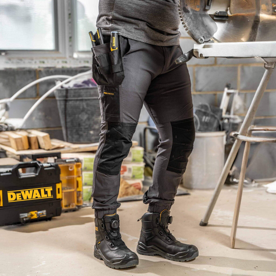 DeWalt Pritchard Jogger Trousers Grey Black 5 #colour_grey-black