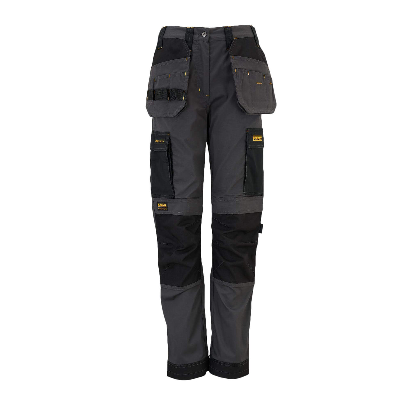 DeWalt Roseville Womens Slim Fit Holster Pocket Knee Pad Stretch Trousers