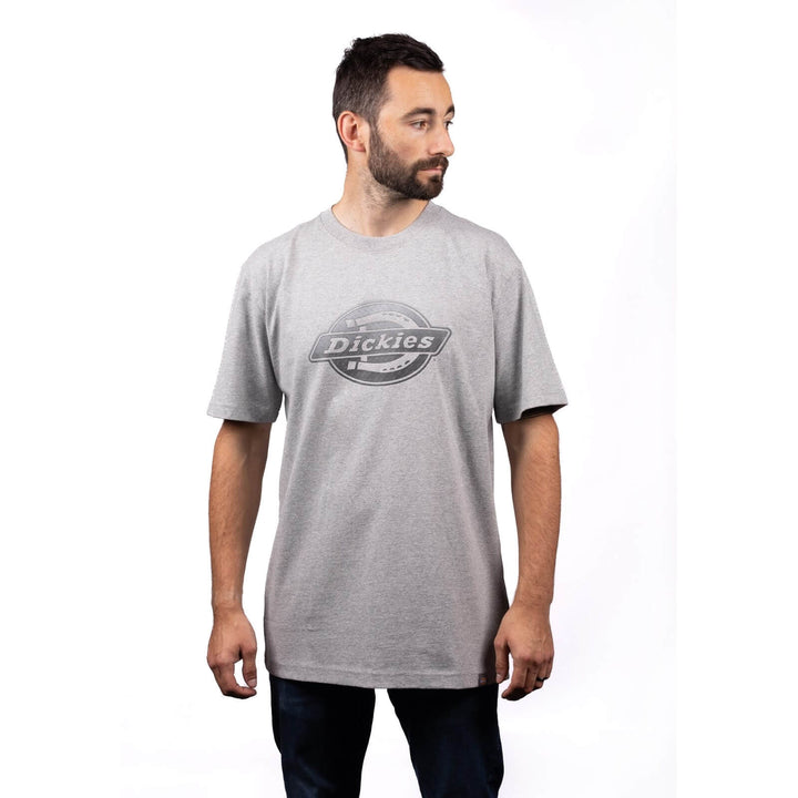 Dickies Dickies SS Logo Graphic T-Shirt 2 Heather Grey 1#colour_heather-grey