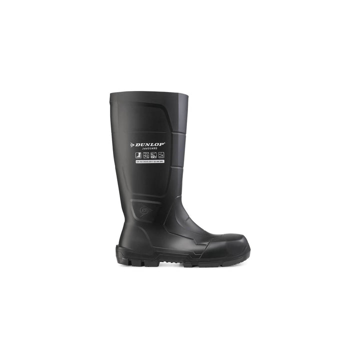 Dunlop JobGUARD Black S5 Full Safety Wellies Black 5#colour_black