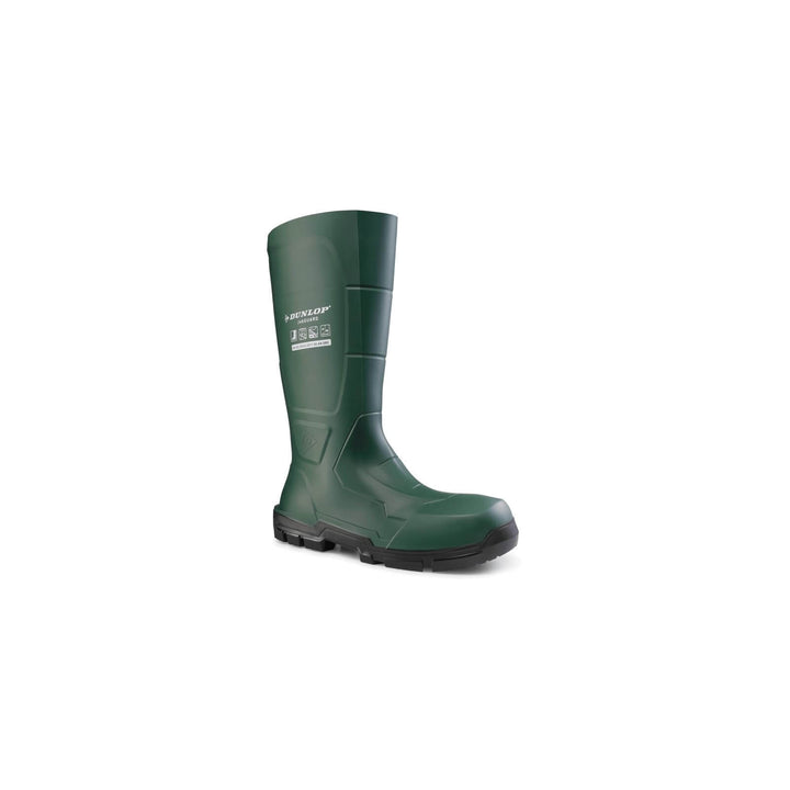 Dunlop JobGUARD Heritage Green S5 Full Safety Wellies Heritage Green 1#colour_heritage-green