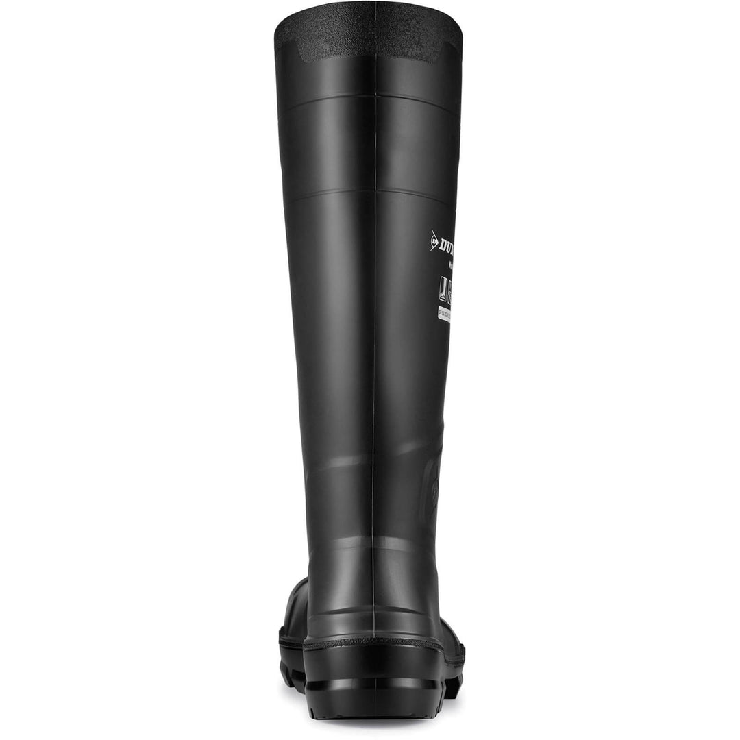 Dunlop Work-It Black S5 Steel Toe Cap Full Safety Wellies Black 2#colour_black