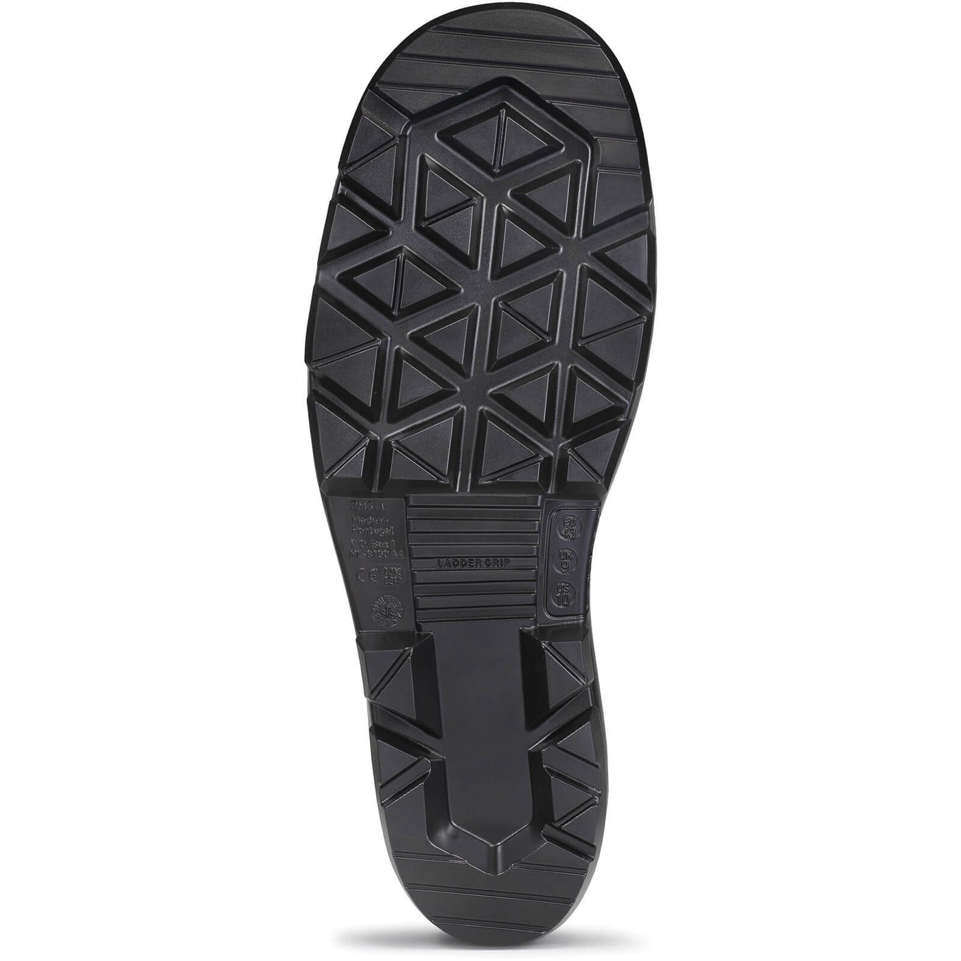 Dunlop Work-It Black S5 Steel Toe Cap Full Safety Wellies Black 3#colour_black