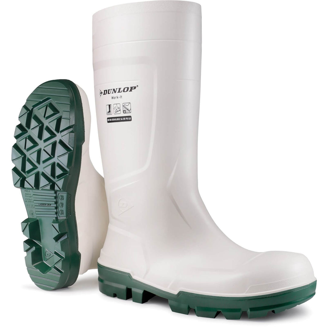 Dunlop Work-It S4 Steel Toe Cap Safety Wellies - Main Image