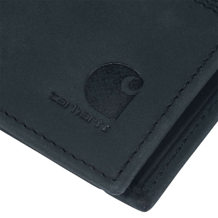 Carhartt Saddle Leather Bifold Wallet B0000207 Black 6 #colour_black