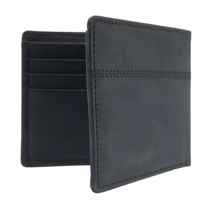 Carhartt Saddle Leather Bifold Wallet B0000207 Black 4 #colour_black