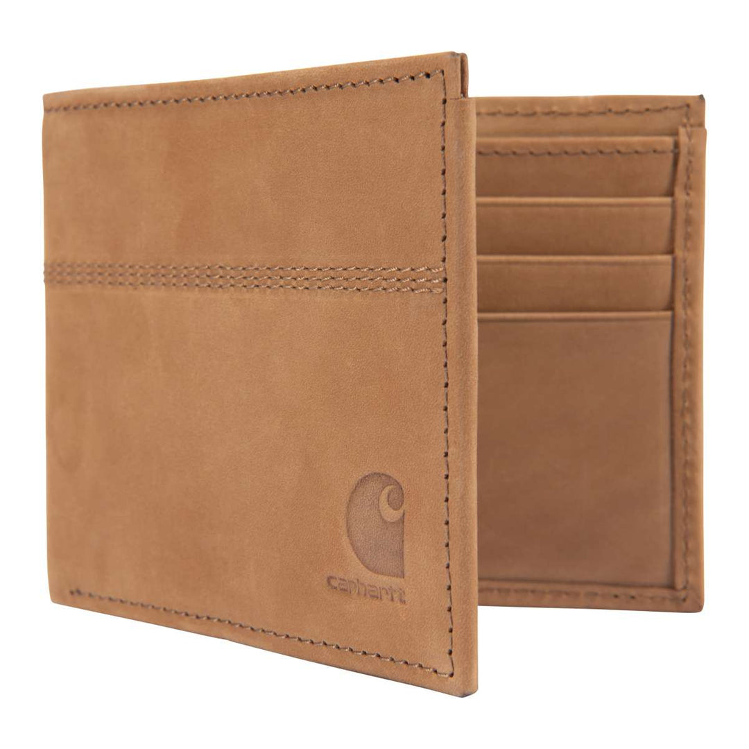 Carhartt Saddle Leather Bifold Wallet B0000207 Black 4 #colour_carhartt-brown