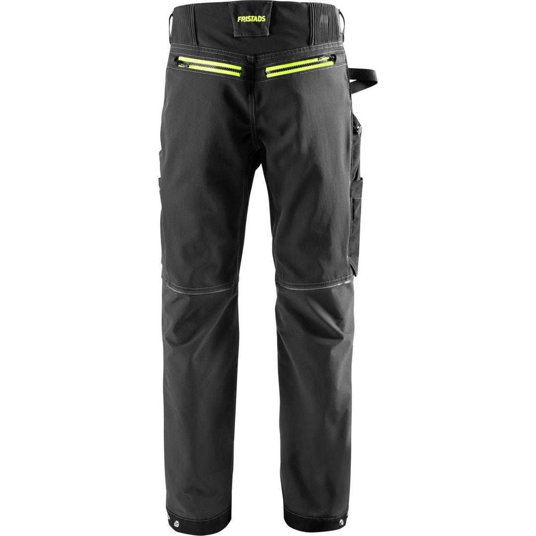 Fristads 4-Way-Stretch Ripstop Trousers - 2578 STP Black Back1#colour_black