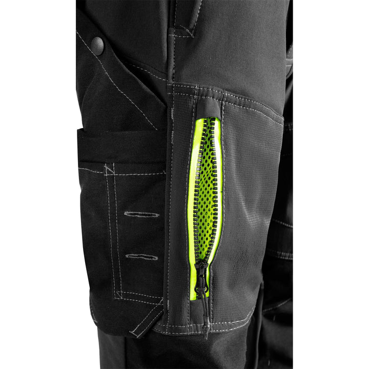 Fristads 4-Way-Stretch Ripstop Trousers - 2578 STP Black Detail3#colour_black