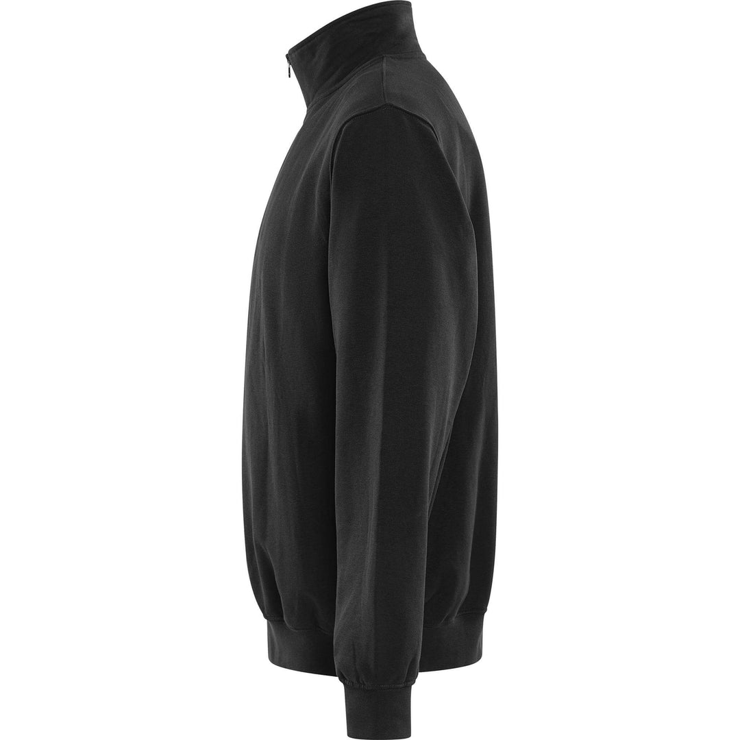 Fristads Acode Half-Zip Sweatshirt - 1737 SWB Black Back2#colour_black