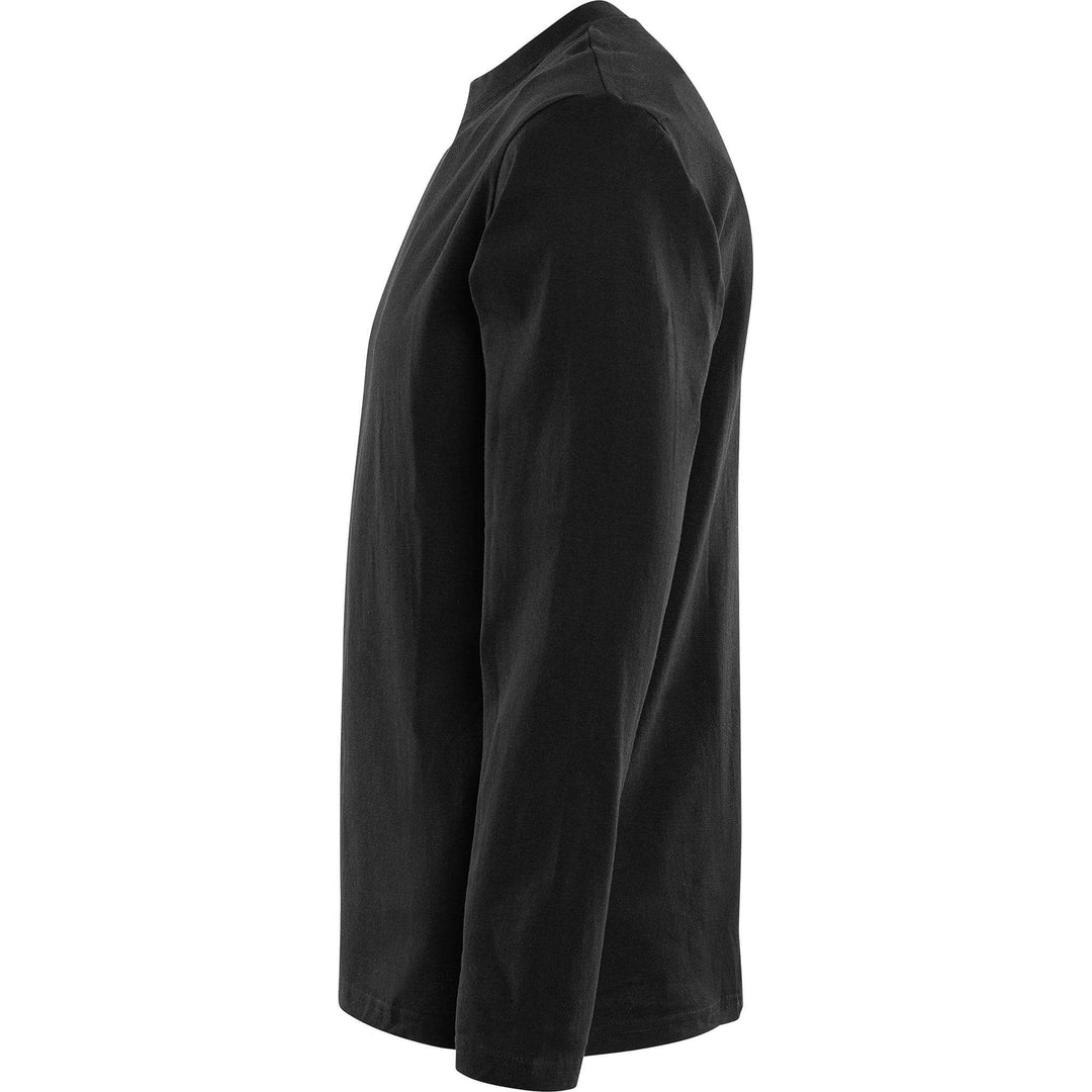 Fristads Acode Heavy Long Sleeve T-Shirt - 1914 HSJ Black Back2#colour_black
