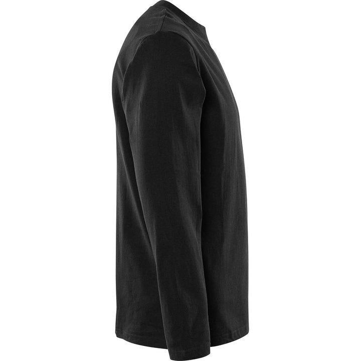 Fristads Acode Heavy Long Sleeve T-Shirt - 1914 HSJ Black Back3#colour_black