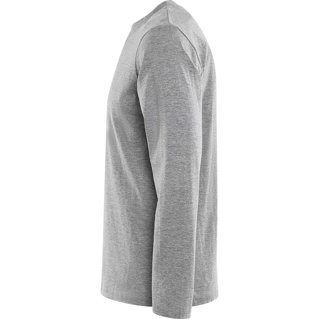 Fristads Acode Heavy Long Sleeve T-Shirt - 1914 HSJ Light Grey Back2#colour_light-grey