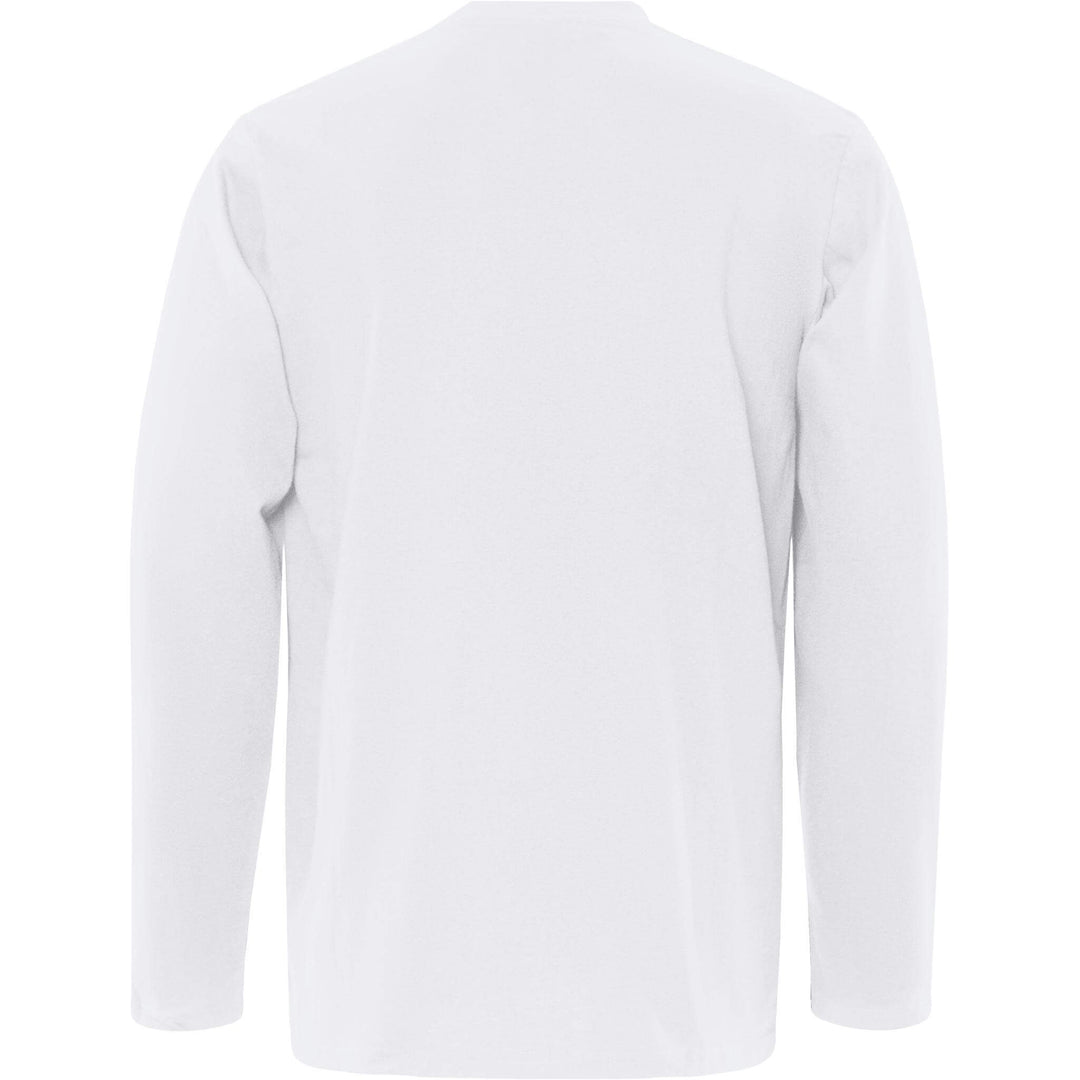 Fristads Acode Heavy Long Sleeve T-Shirt - 1914 HSJ White Back1#colour_white