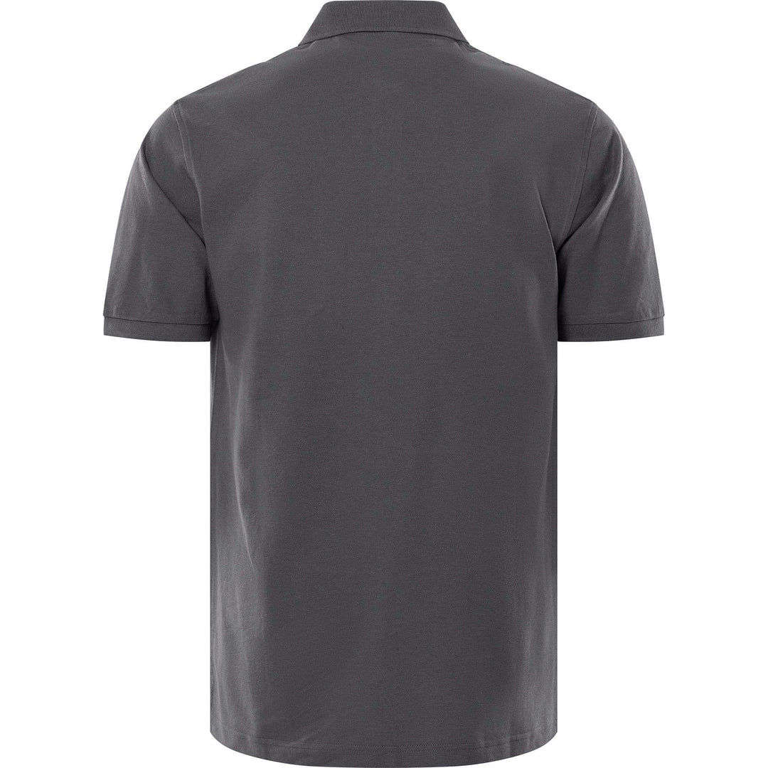 Fristads Acode Heavy Polo Shirt - 1721 PIQ Dark Grey Back1#colour_dark-grey