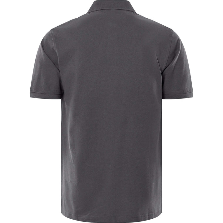 Fristads Acode Heavy Polo Shirt - 1721 PIQ Dark Grey Back1#colour_dark-grey