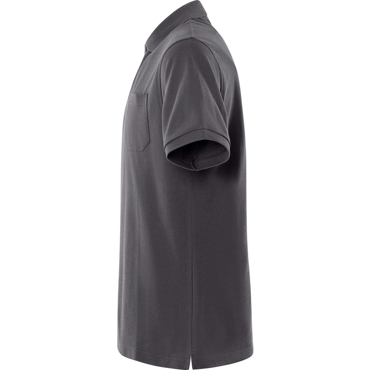 Fristads Acode Heavy Polo Shirt - 1721 PIQ Dark Grey Back2#colour_dark-grey