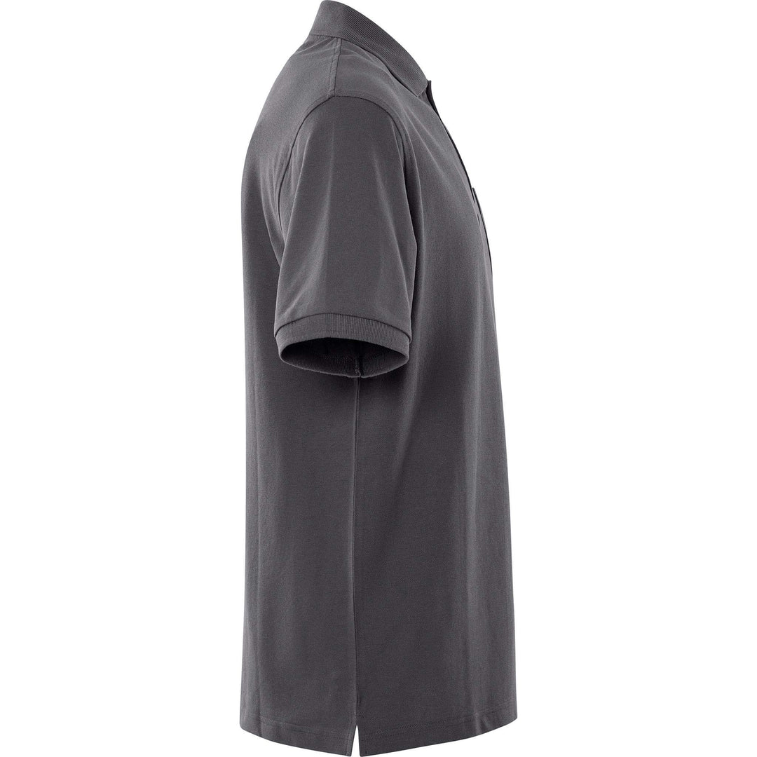 Fristads Acode Heavy Polo Shirt - 1721 PIQ Dark Grey Back3#colour_dark-grey