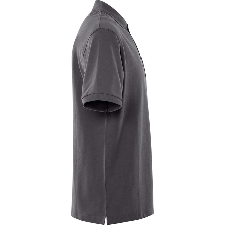 Fristads Acode Heavy Polo Shirt - 1721 PIQ Dark Grey Back3#colour_dark-grey