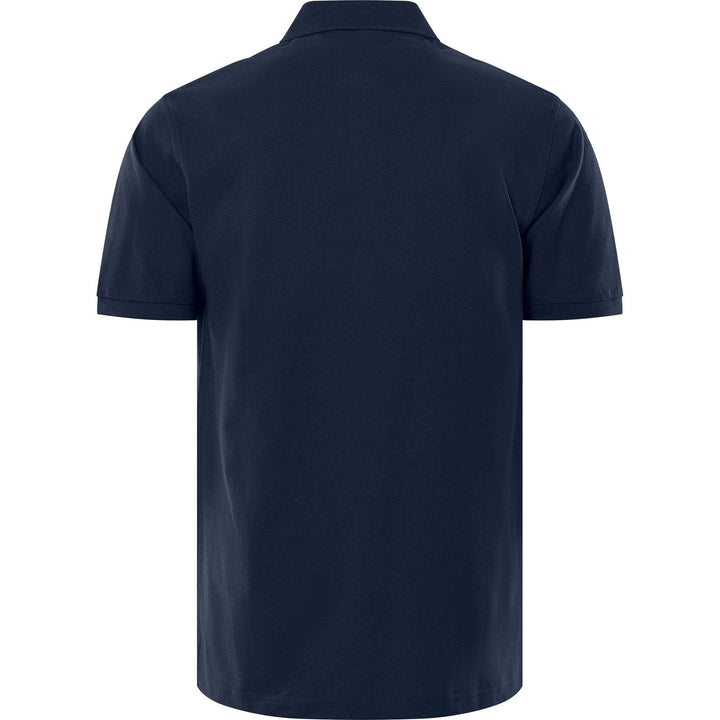 Fristads Acode Heavy Polo Shirt - 1721 PIQ Dark Navy Back1#colour_dark-navy