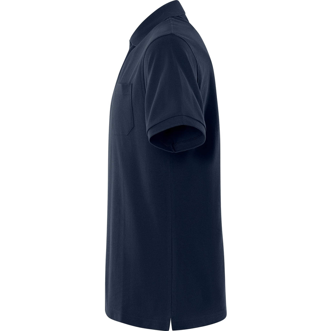 Fristads Acode Heavy Polo Shirt - 1721 PIQ Dark Navy Back2#colour_dark-navy