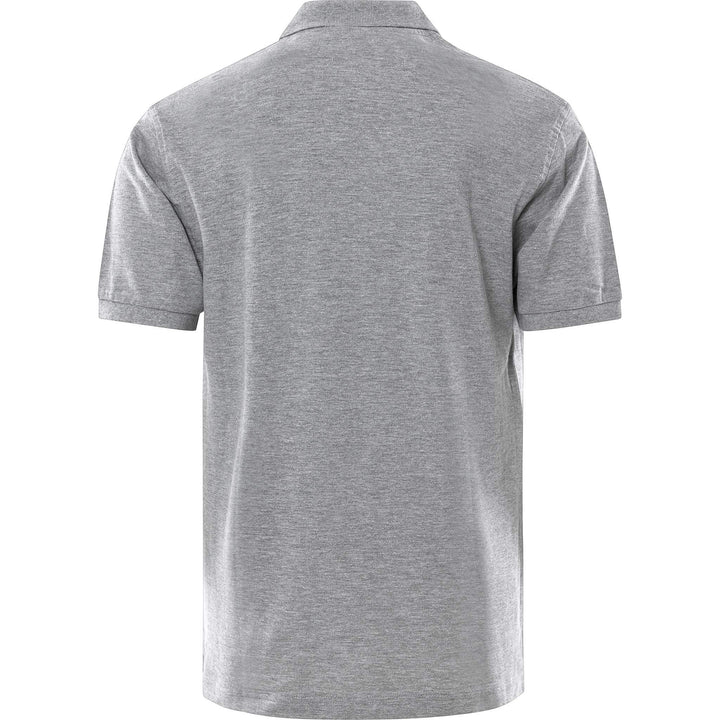 Fristads Acode Heavy Polo Shirt - 1721 PIQ Light Grey Back1#colour_light-grey