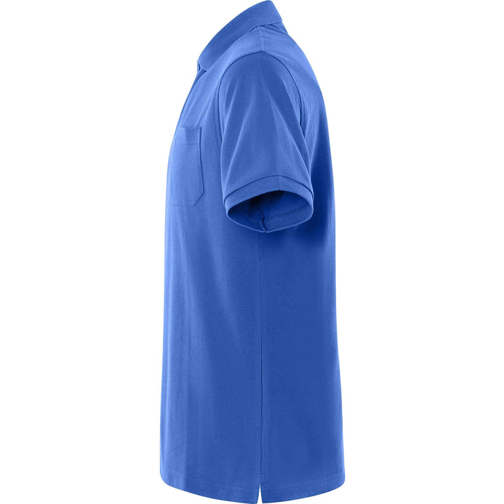 Fristads Acode Heavy Polo Shirt - 1721 PIQ Royal Blue Back2#colour_royal-blue