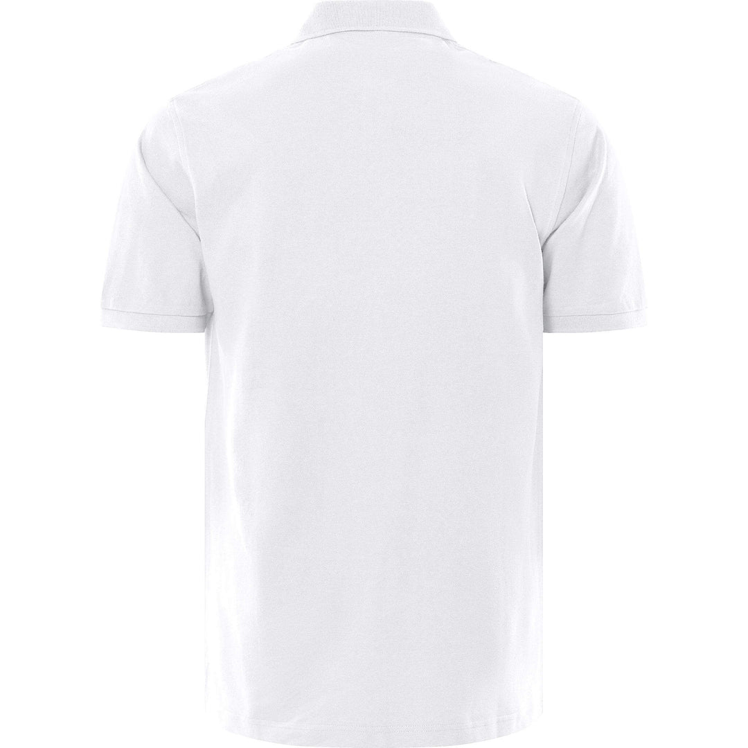 Fristads Acode Heavy Polo Shirt - 1721 PIQ White Back1#colour_white