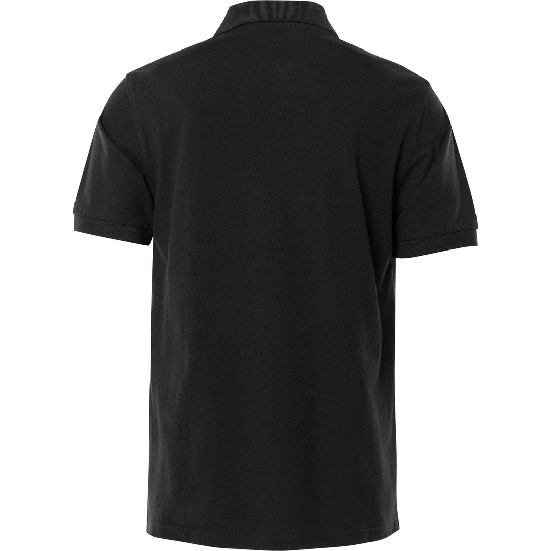 Fristads Acode Heavy Polo Shirt - 1724 PIQ Black Back1#colour_black