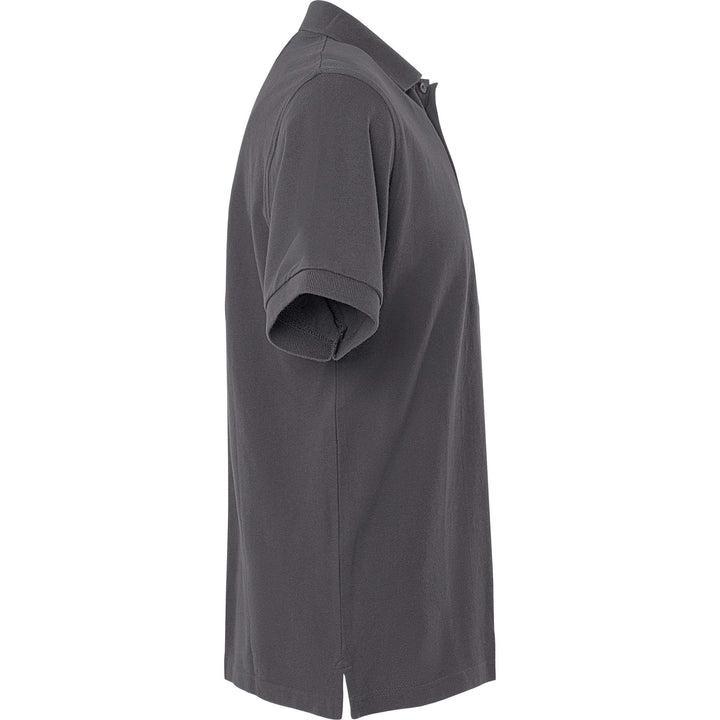 Fristads Acode Heavy Polo Shirt - 1724 PIQ Dark Grey Back3#colour_dark-grey
