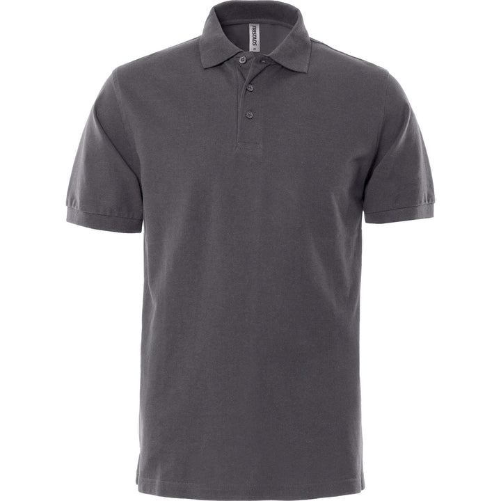 Fristads Acode Heavy Polo Shirt - 1724 PIQ Dark Grey Front1#colour_dark-grey