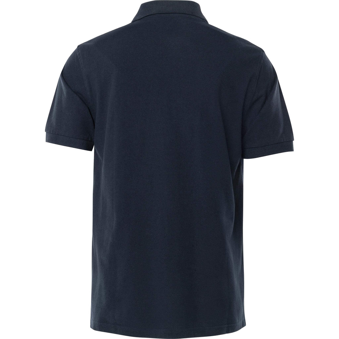Fristads Acode Heavy Polo Shirt - 1724 PIQ Dark Navy Back1#colour_dark-navy
