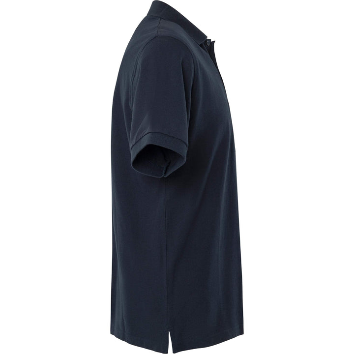 Fristads Acode Heavy Polo Shirt - 1724 PIQ Dark Navy Back3#colour_dark-navy