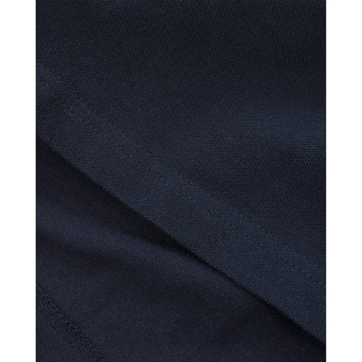 Fristads Acode Heavy Polo Shirt - 1724 PIQ Dark Navy Detail3#colour_dark-navy