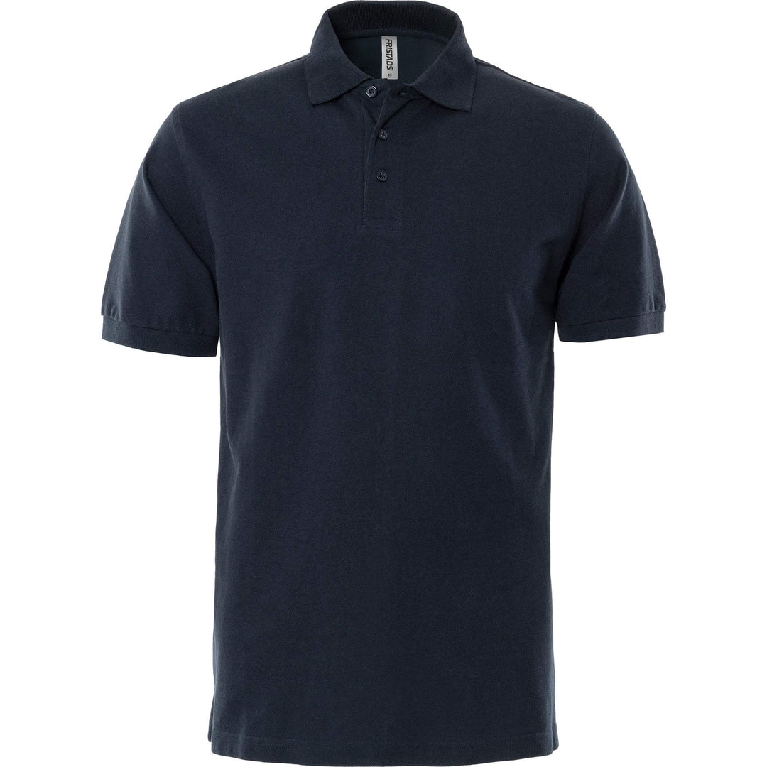 Fristads Acode Heavy Polo Shirt - 1724 PIQ Dark Navy Front1#colour_dark-navy