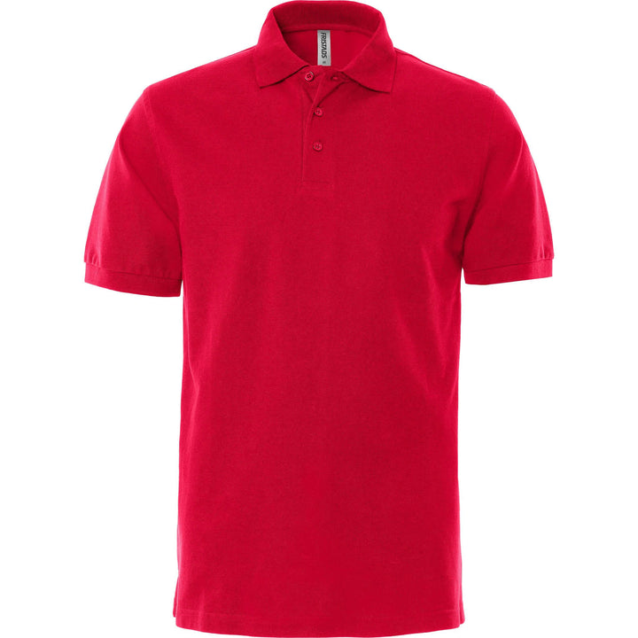 Fristads Acode Heavy Polo Shirt - 1724 PIQ Red Front1#colour_red