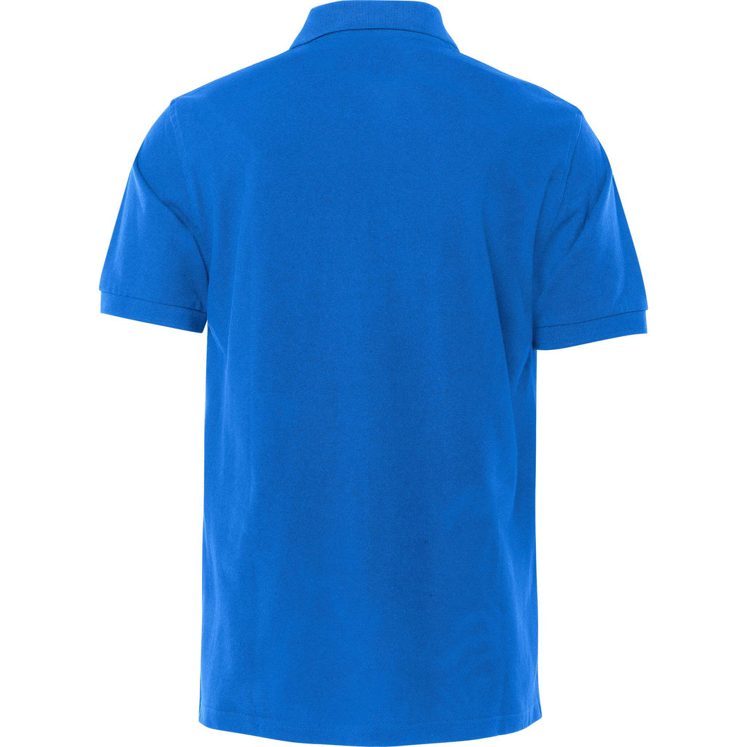 Fristads Acode Heavy Polo Shirt - 1724 PIQ Royal Blue Back1#colour_royal-blue