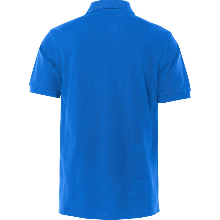 Fristads Acode Heavy Polo Shirt - 1724 PIQ Royal Blue Back1#colour_royal-blue