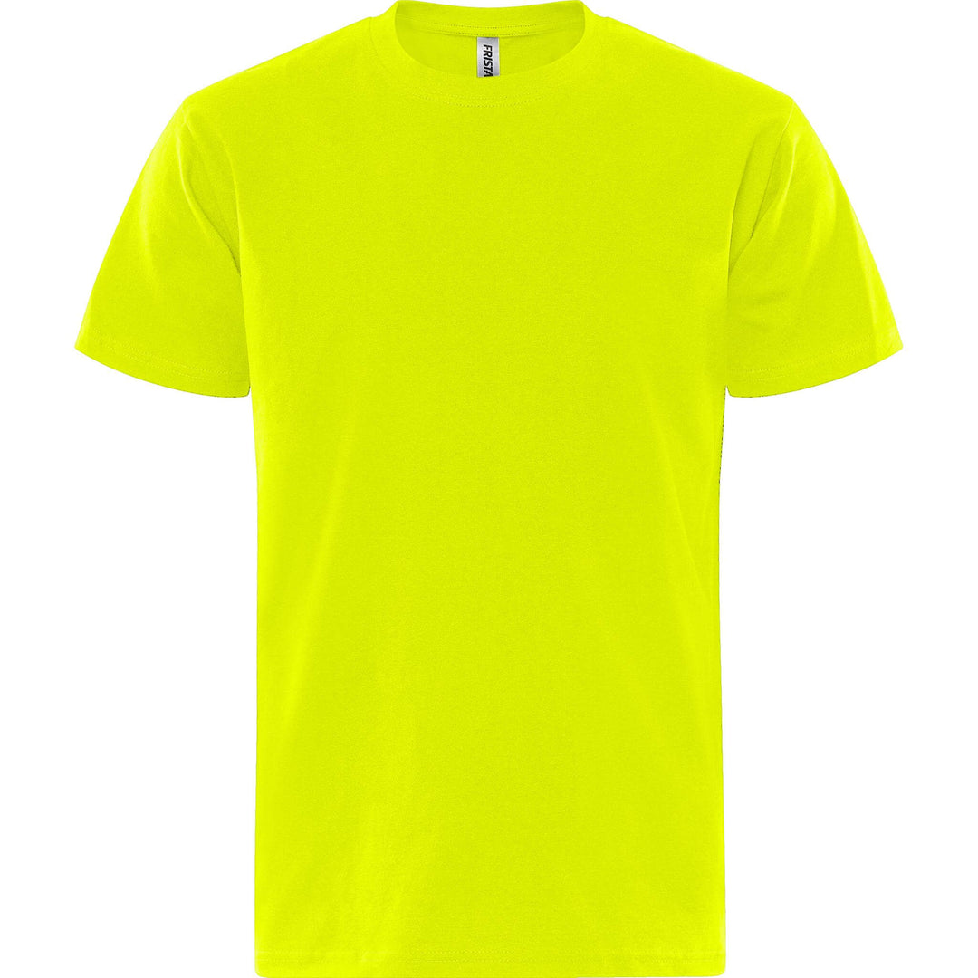 Fristads Acode Heavy T-Shirt - 1912 HSJ Bright Yellow Front1#colour_bright-yellow