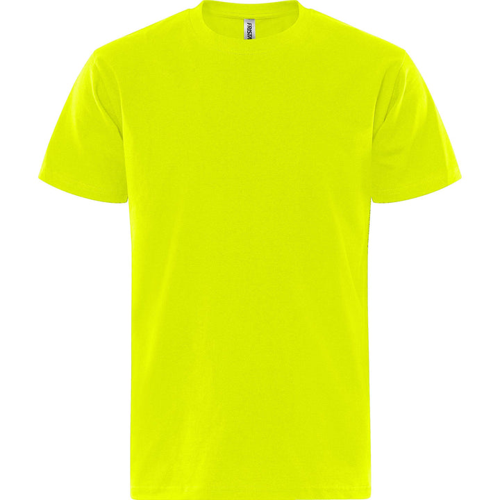 Fristads Acode Heavy T-Shirt - 1912 HSJ Bright Yellow Front1#colour_bright-yellow