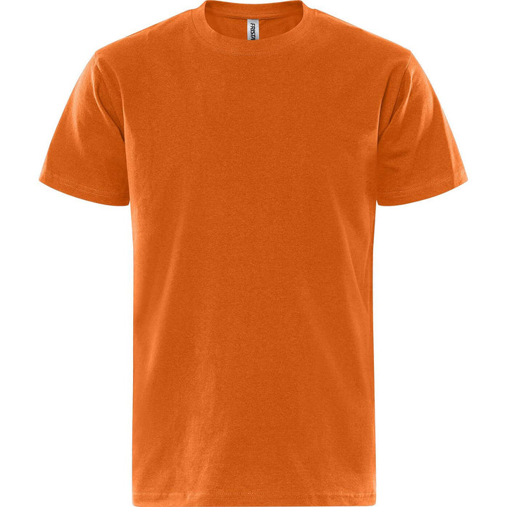 Fristads Acode Heavy T-Shirt - 1912 HSJ Orange Front1#colour_orange