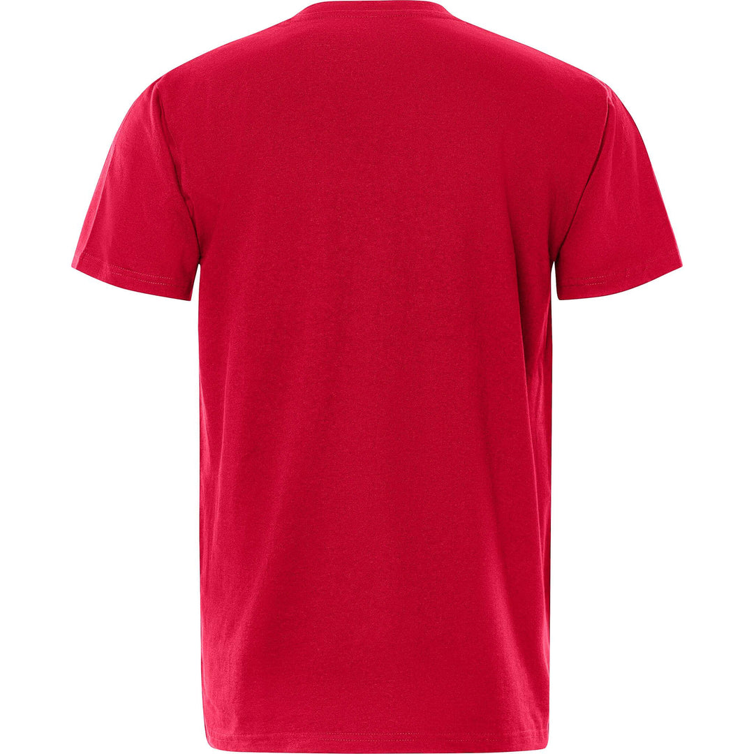 Fristads Acode Heavy T-Shirt - 1912 HSJ Red Back1#colour_red