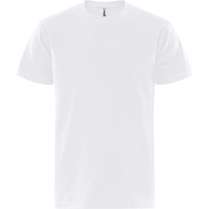 Fristads Acode Heavy T-Shirt - 1912 HSJ White Front1#colour_white