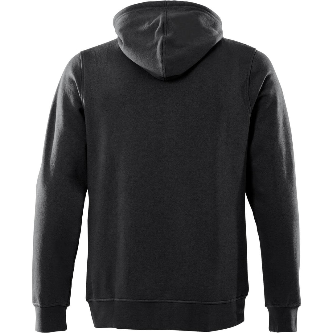 Fristads Acode Hooded Sweatshirt Jacket - 1736 SWB Black Back1#colour_black