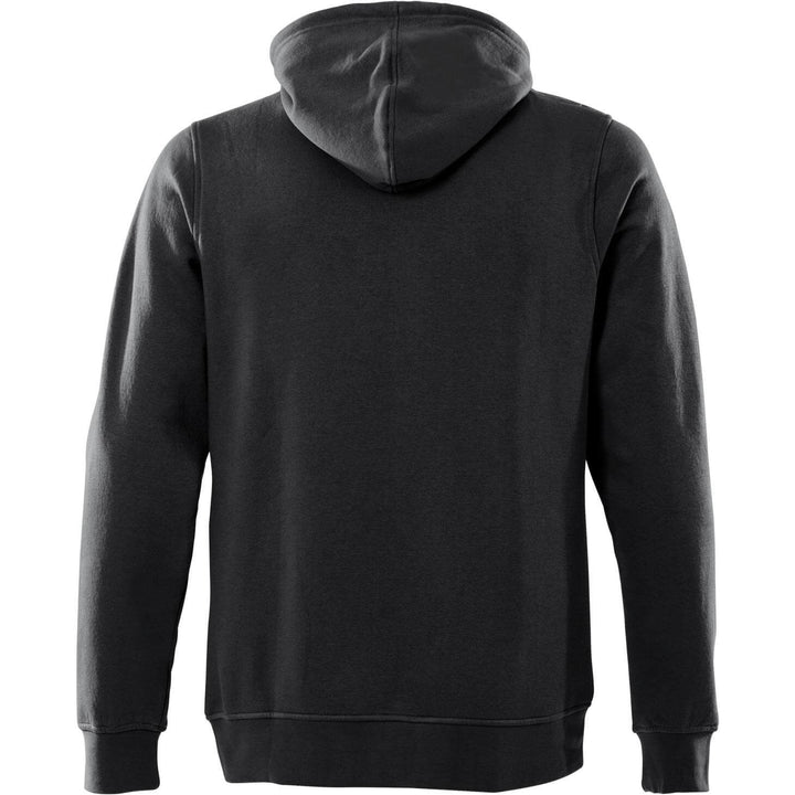 Fristads Acode Hooded Sweatshirt Jacket - 1736 SWB Black Back1#colour_black