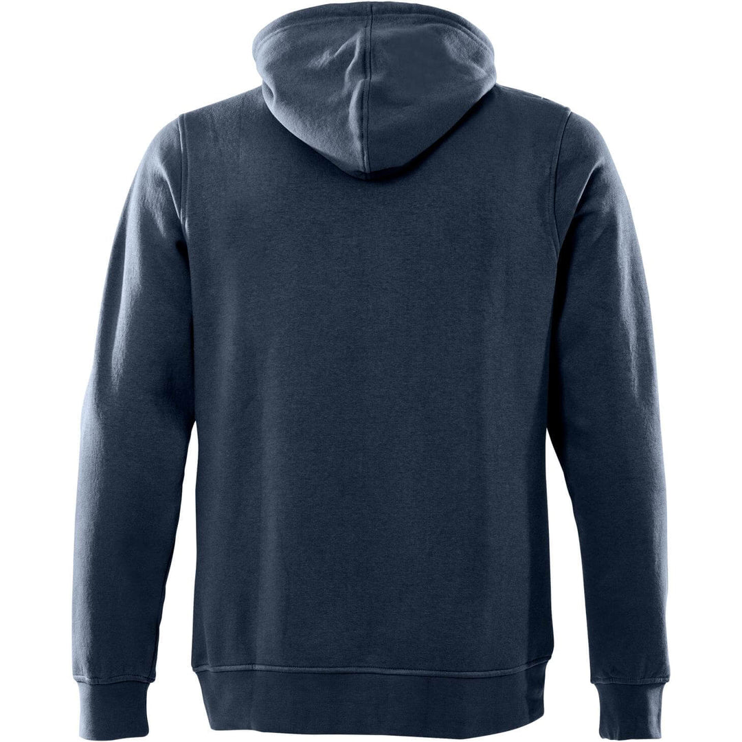 Fristads Acode Hooded Sweatshirt Jacket - 1736 SWB Dark Navy Back1#colour_dark-navy