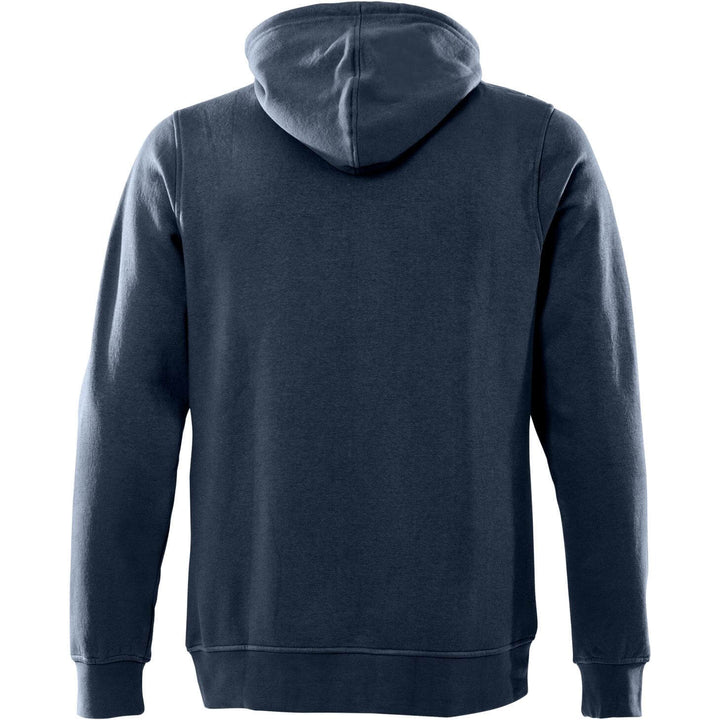 Fristads Acode Hooded Sweatshirt Jacket - 1736 SWB Dark Navy Back1#colour_dark-navy