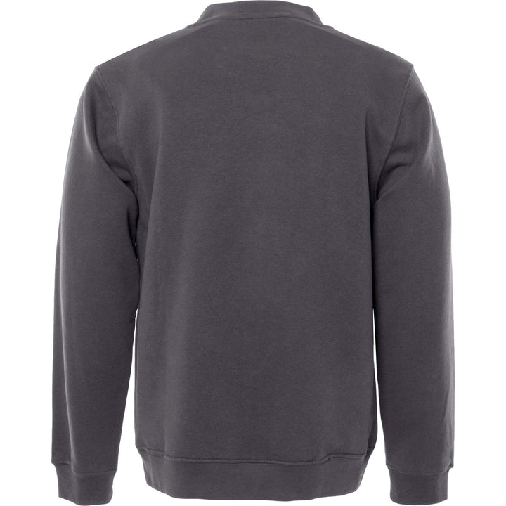 Fristads Acode Round Neck Sweatshirt - 1734 SWB Dark Grey Back1#colour_dark-grey